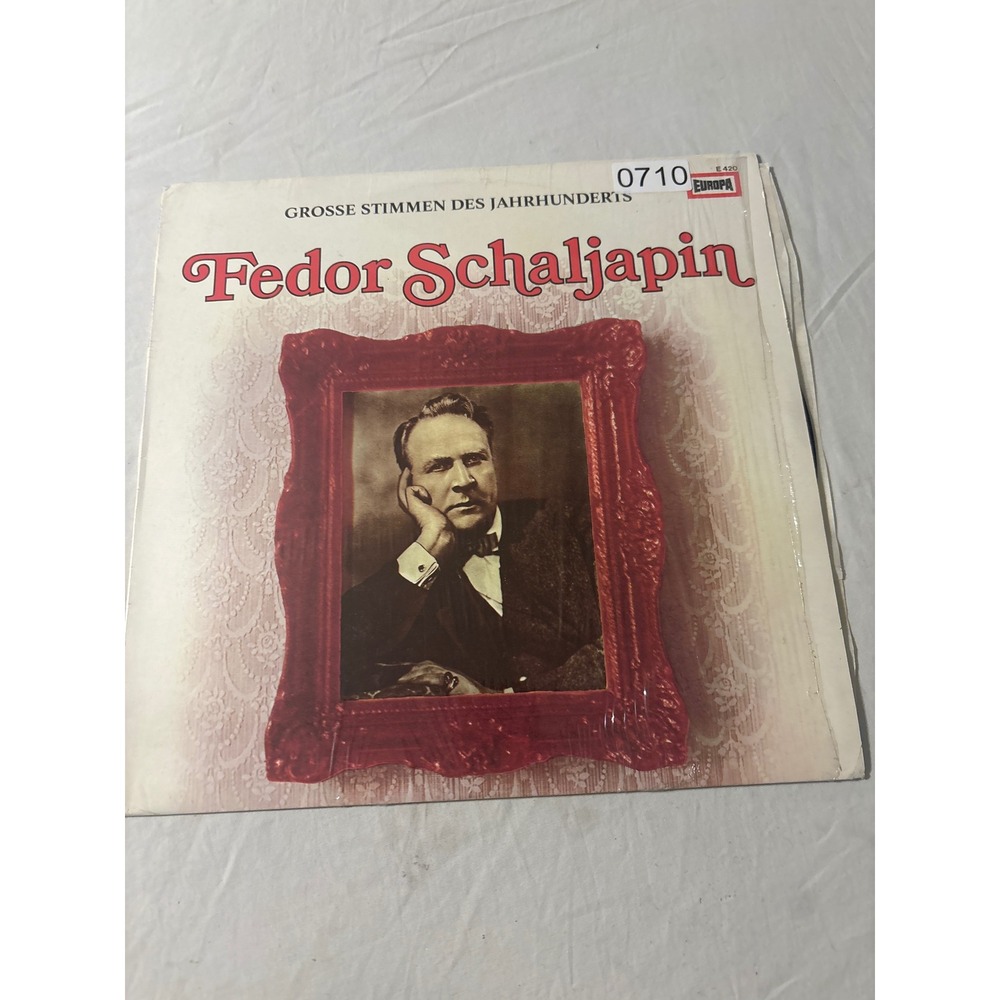 Europa Fedor Schaljapin Vinyl LP Grosse Stimmen E 420 Black Good Opera Classical